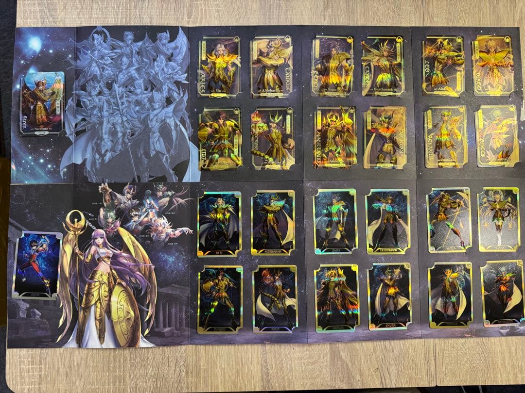 聖闘士30周年聖衣神話黄金聖闘士記念カード全2冊26枚ヒドゥン2枚入り10セット