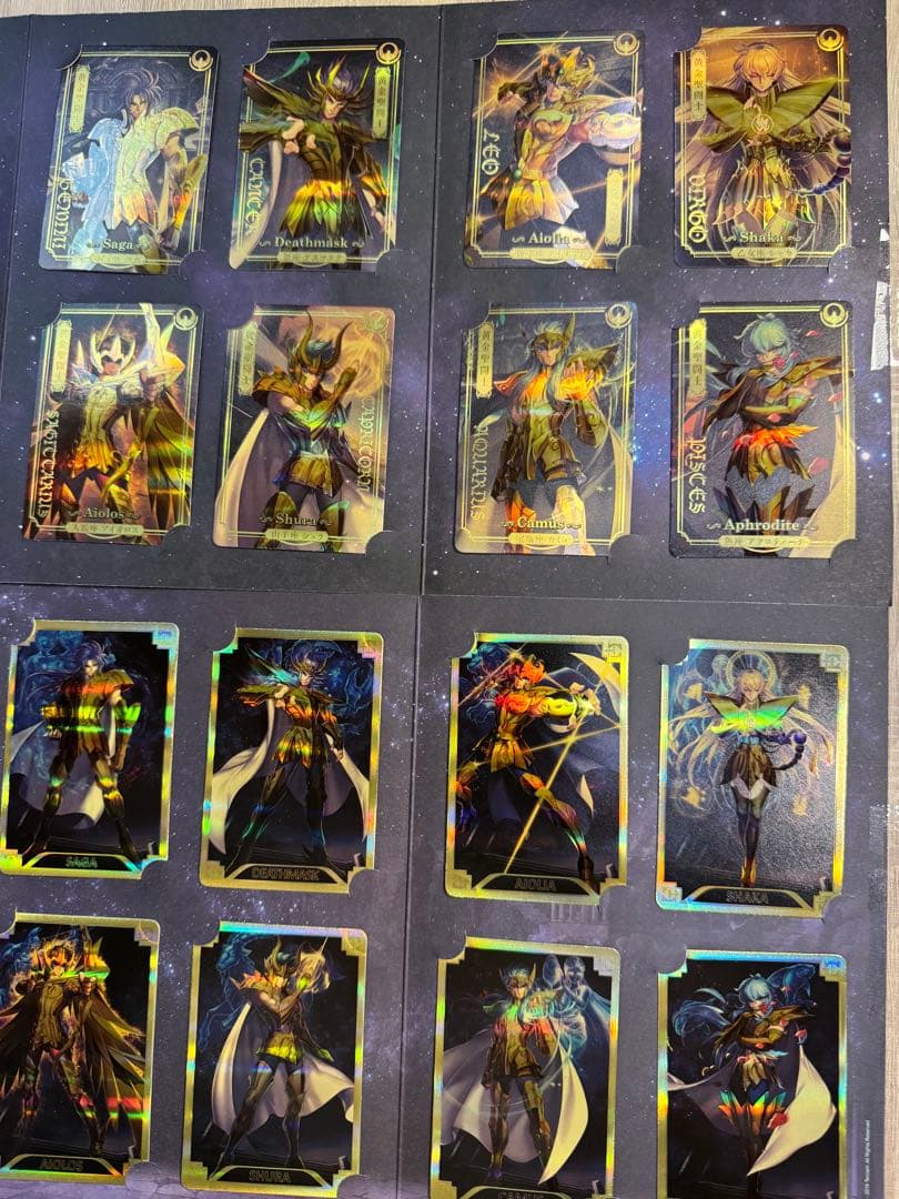 聖闘士30周年聖衣神話黄金聖闘士記念カード全2冊26枚ヒドゥン2枚入り10セット