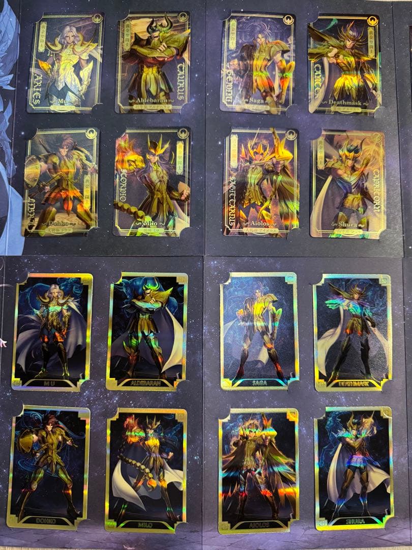 聖闘士30周年聖衣神話黄金聖闘士記念カード全2冊26枚ヒドゥン2枚入り10セット