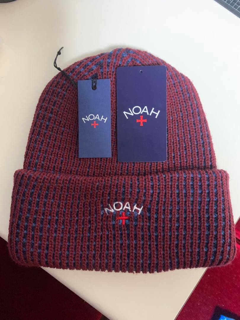 NOAH ニット帽 ワインレッド
