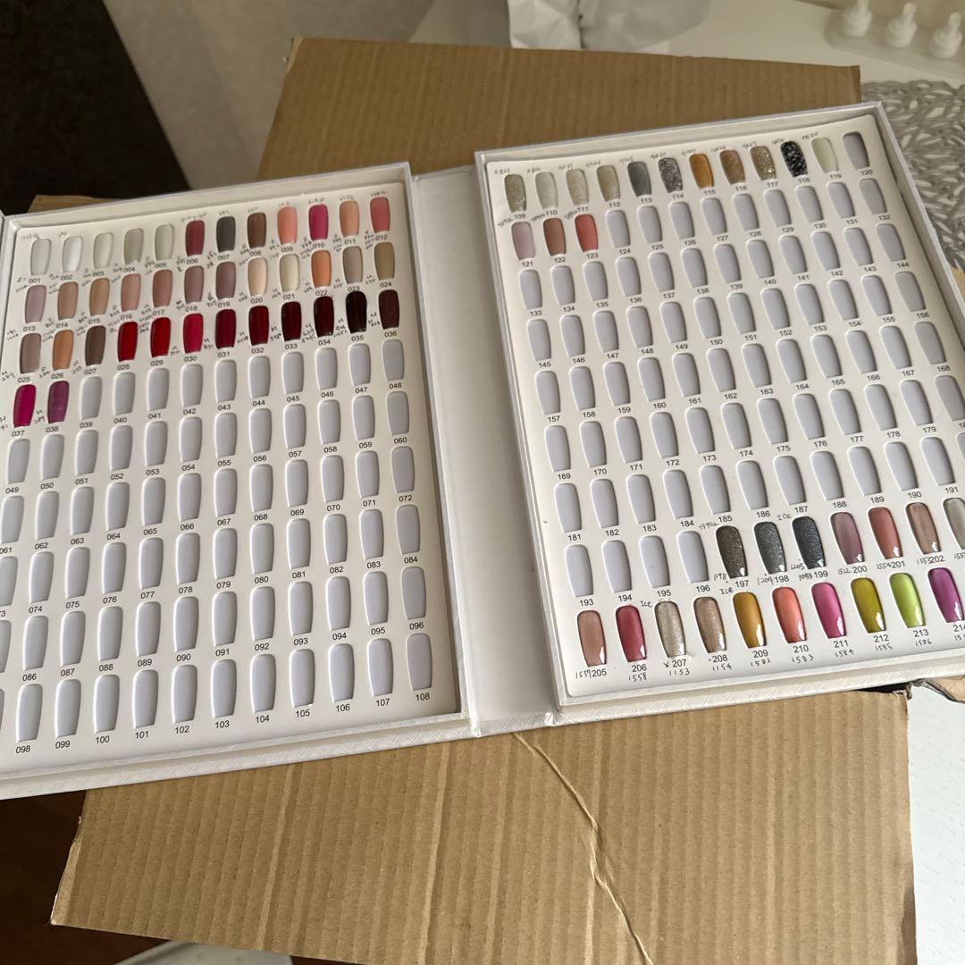 mmm　ほぼ未使用品お得です! プリジェルカラー200色セット