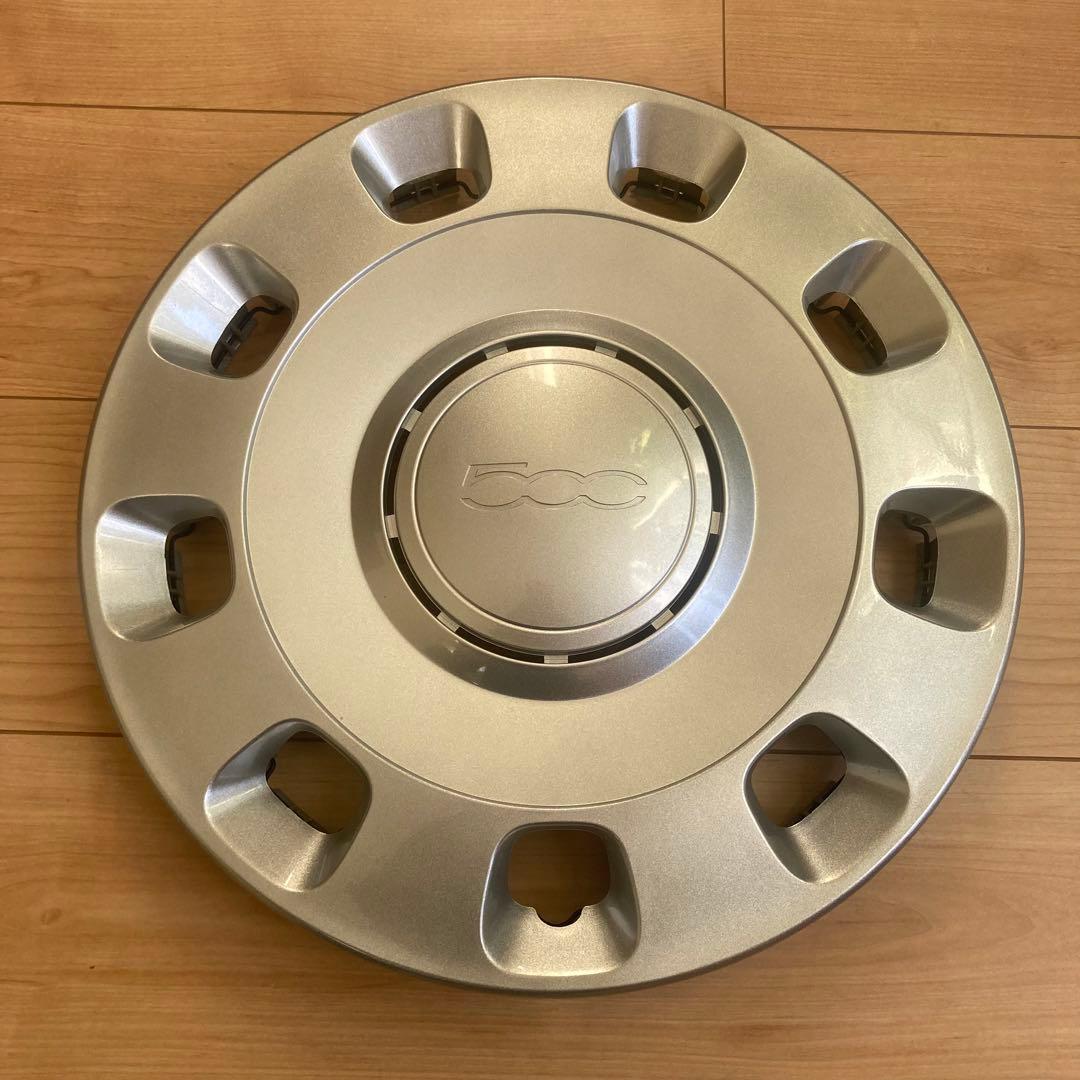 FIAT 500 14インチ純正ホイールカバー　4枚