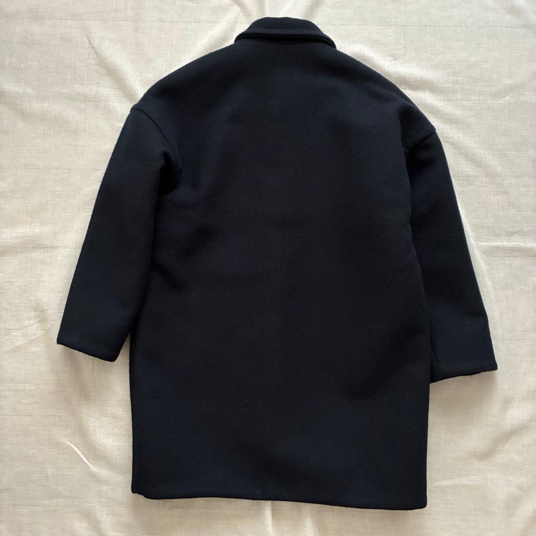 ホームスパン homspun コート ウールメルトンコート