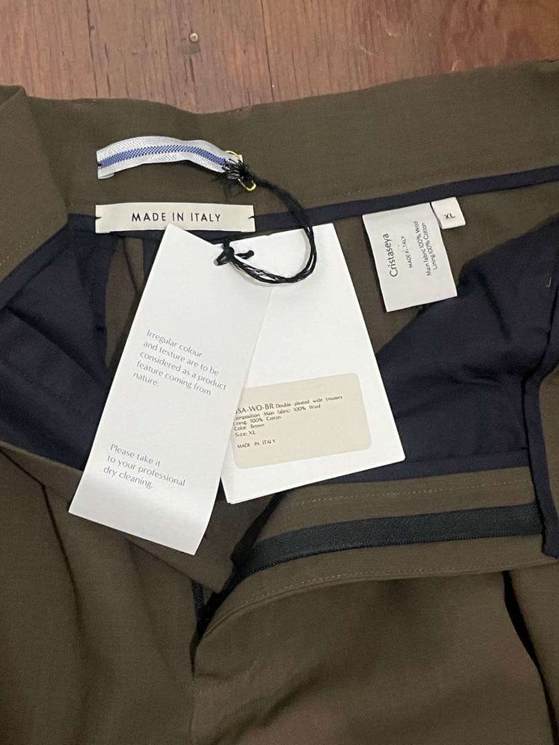 パンツ cristaseya Double Pleated Wide Trousers