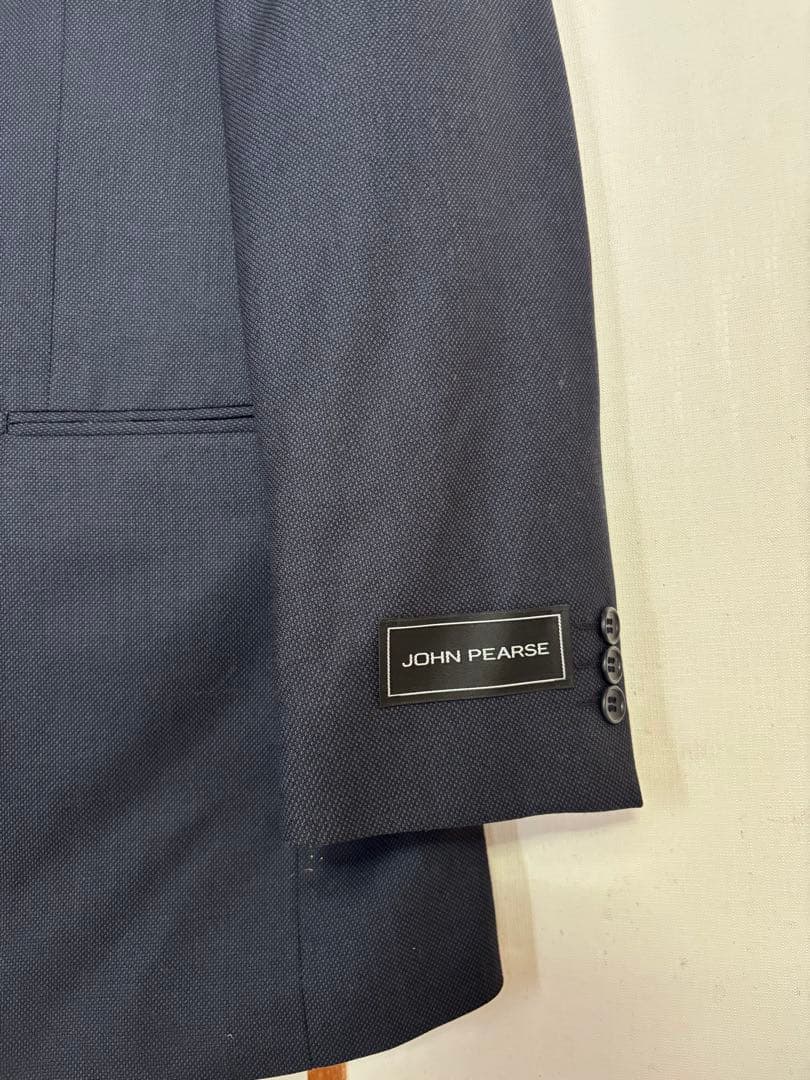 JOHN PEARSE スーツ 黒/濃紺 AB6