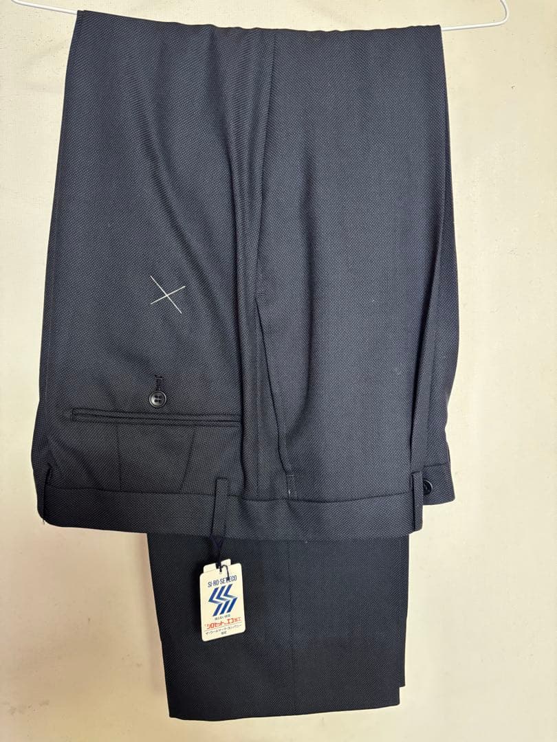 JOHN PEARSE スーツ 黒/濃紺 AB6
