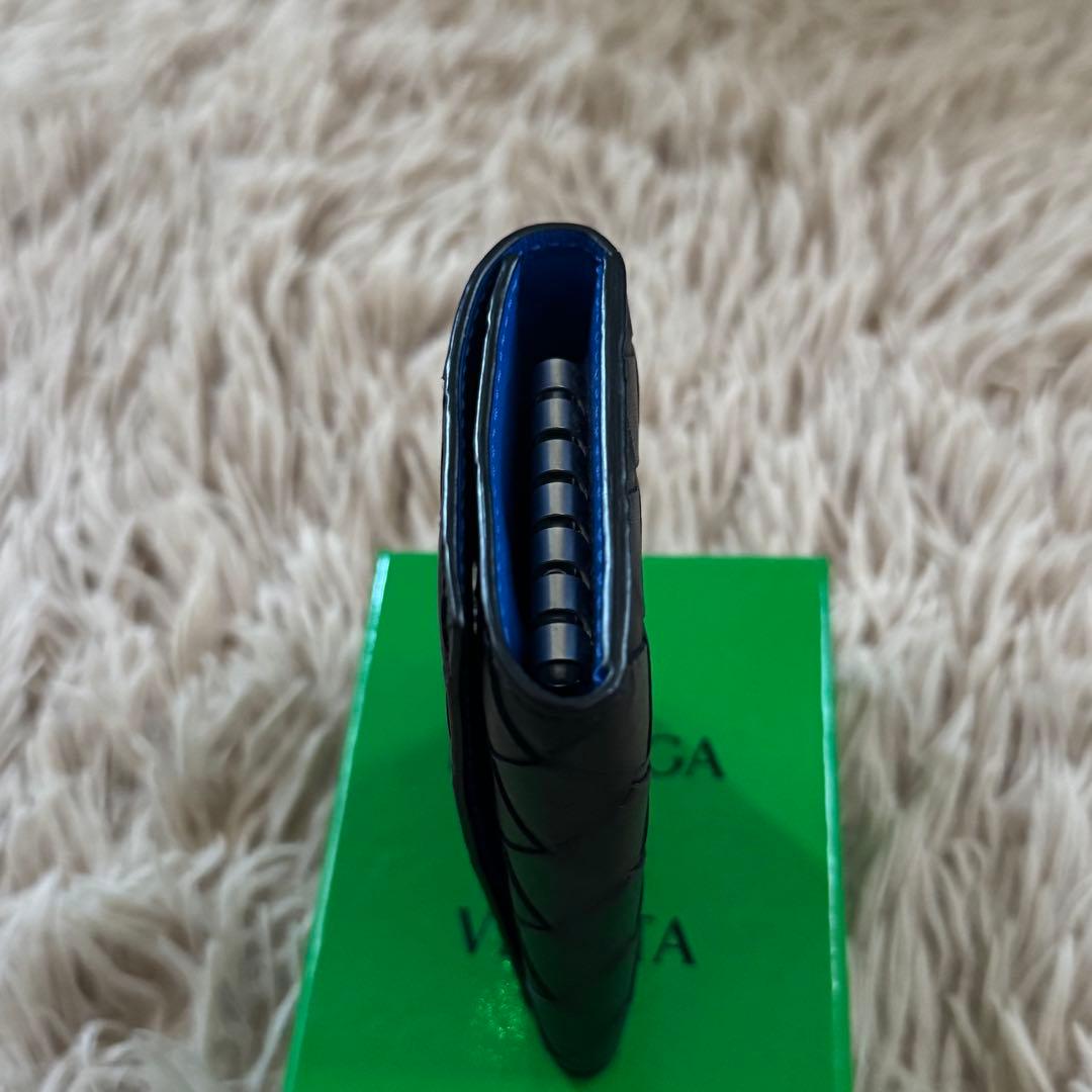 ボッテガヴェネタ　キーケース　イントレチャート　現行　ブラック