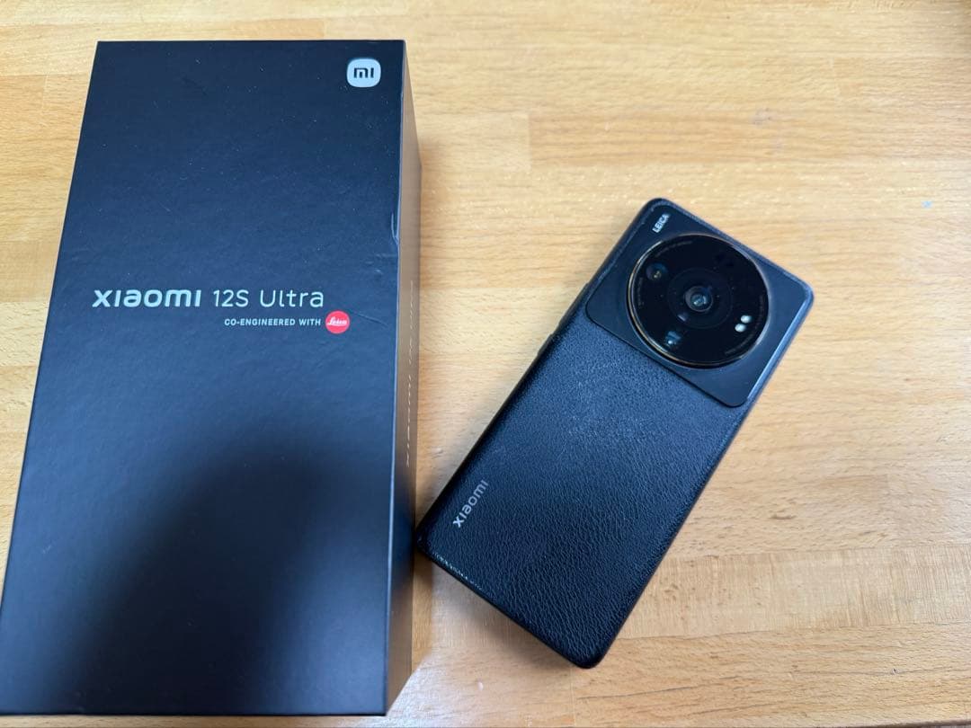 Xiaomi12Sultra black Leicaコラボ　日本語対応