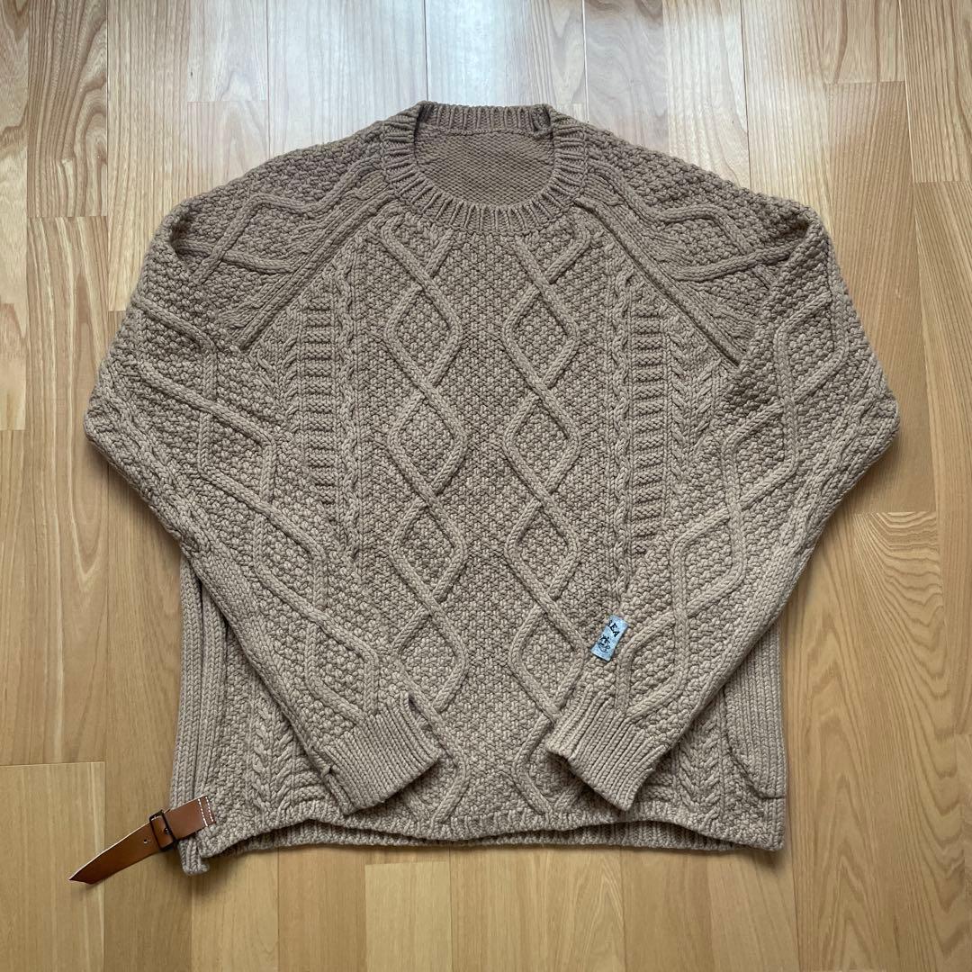 トップス SUNSEA 18aw BELTED FISHERMAN SWEATER 3