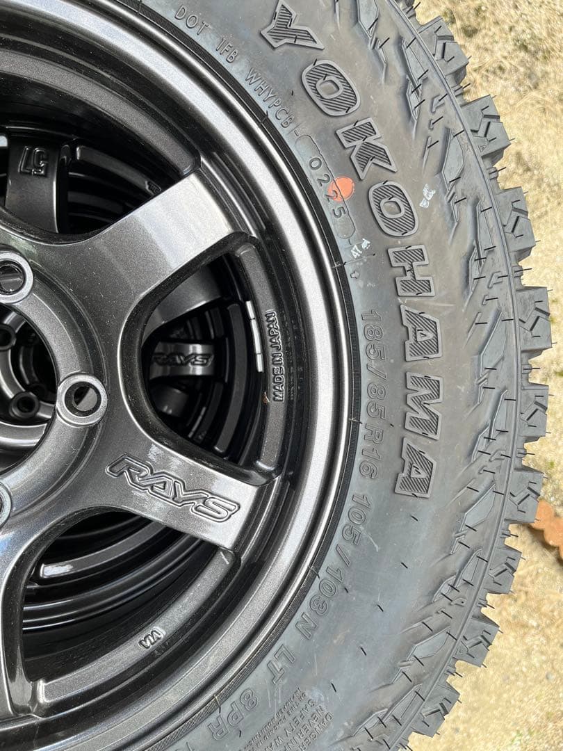 ５本セット　走行5000キロバリ溝　レイズ タイヤ・ホイールセット　JB64