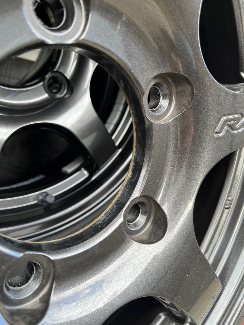 ５本セット　走行5000キロバリ溝　レイズ タイヤ・ホイールセット　JB64