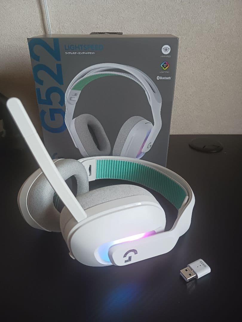 美品 Logicool G522 LIGHTSPEED WHITE