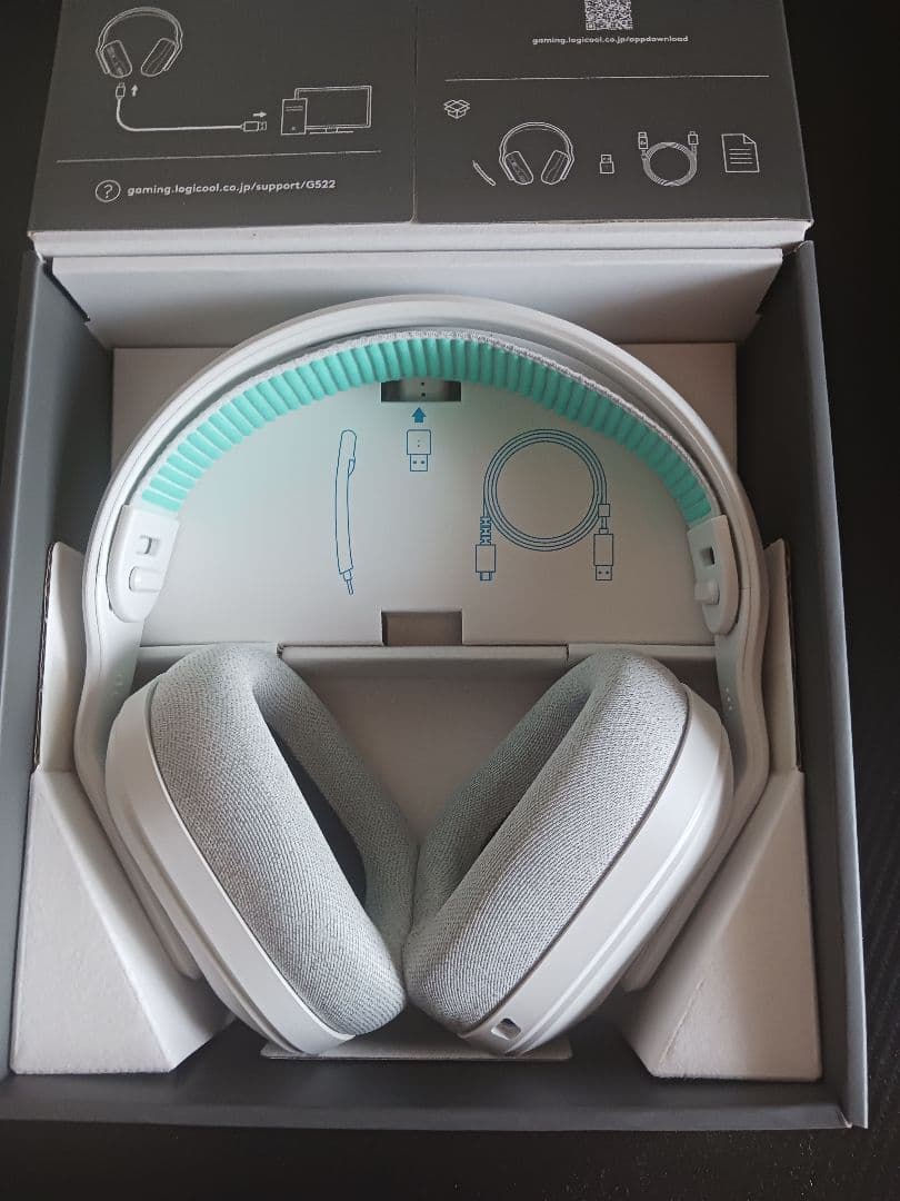 美品 Logicool G522 LIGHTSPEED WHITE