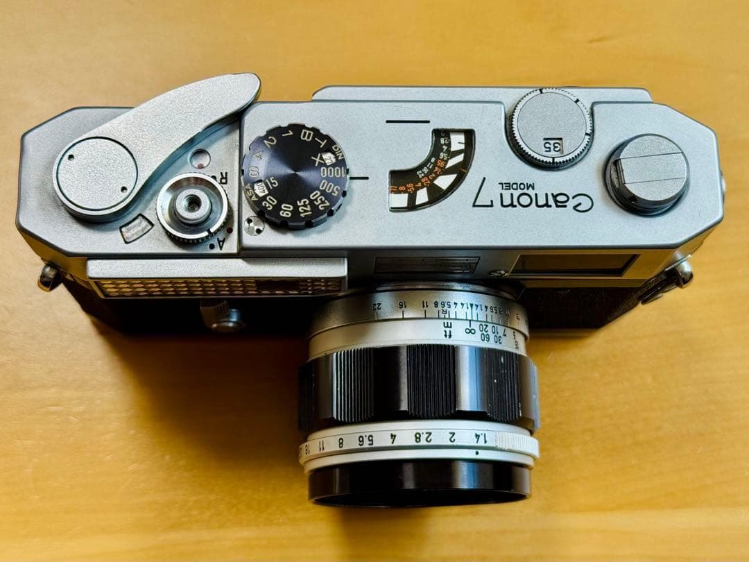 ジャンク Canon Model 7 + 50mm f1.4 レンズセット