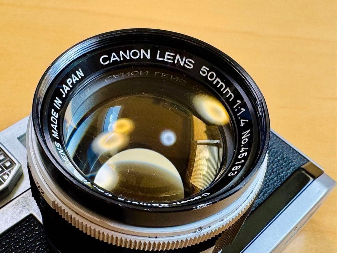 ジャンク Canon Model 7 + 50mm f1.4 レンズセット