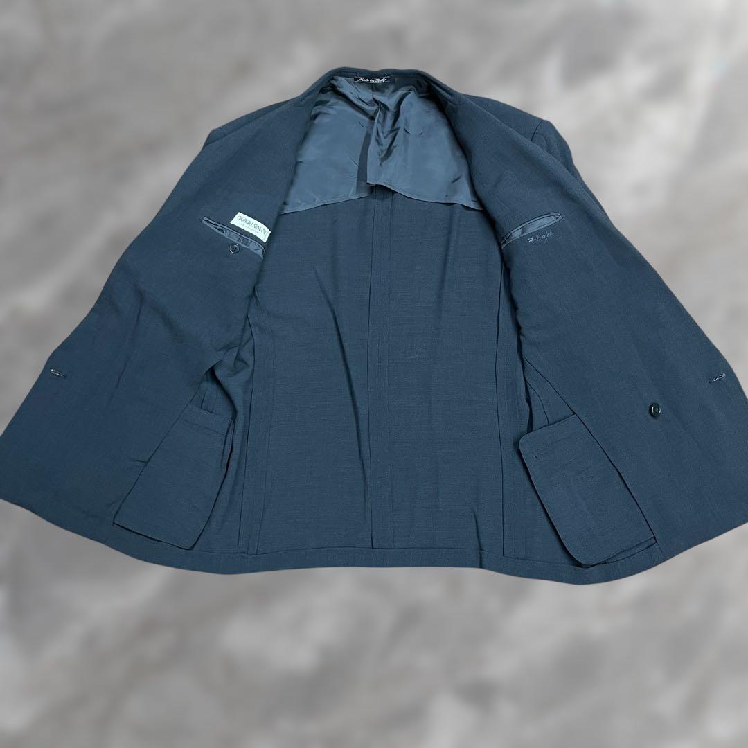 【美品】ジョルジオアルマーニ カジュアルスーツ セットアップ 4B 50REG