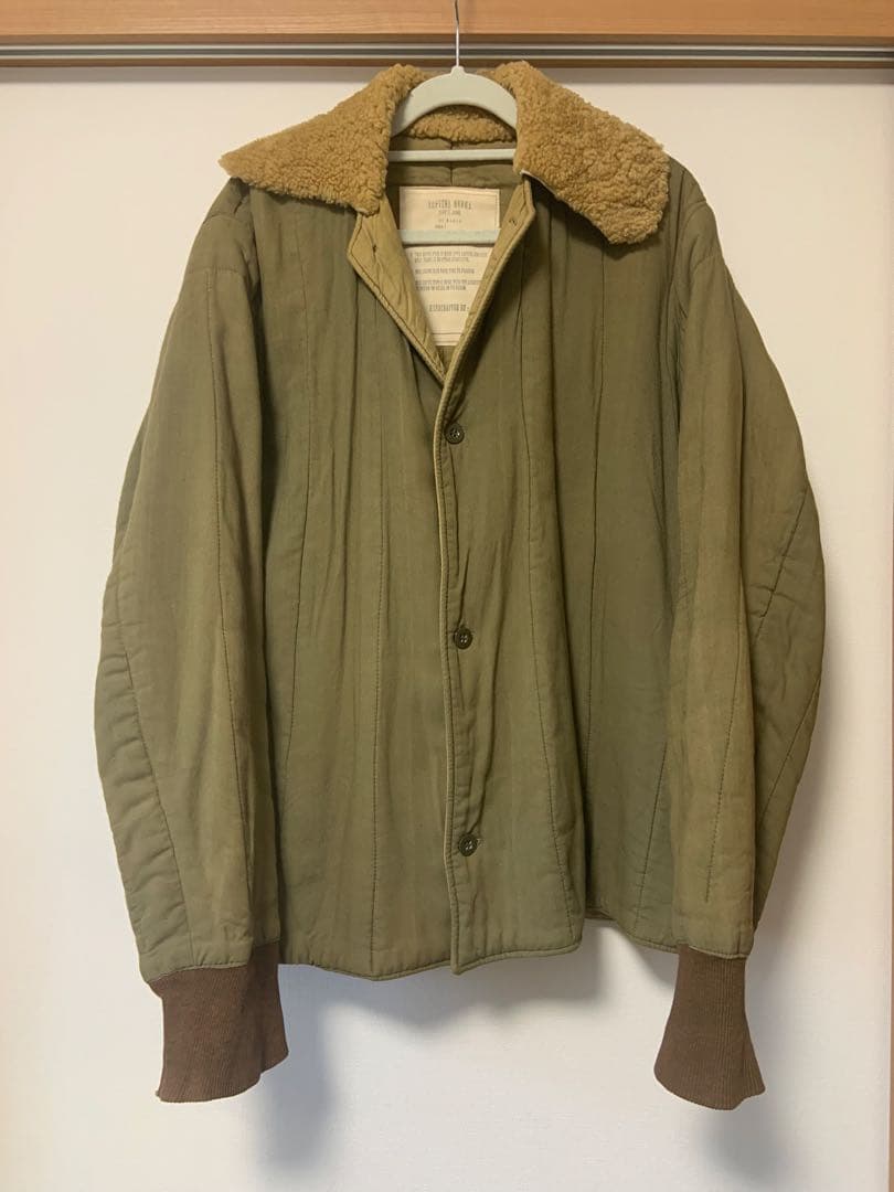 キ*ル様 KAPITAL ボア襟 ミリタリージャケット オリーブ　リアル ムート