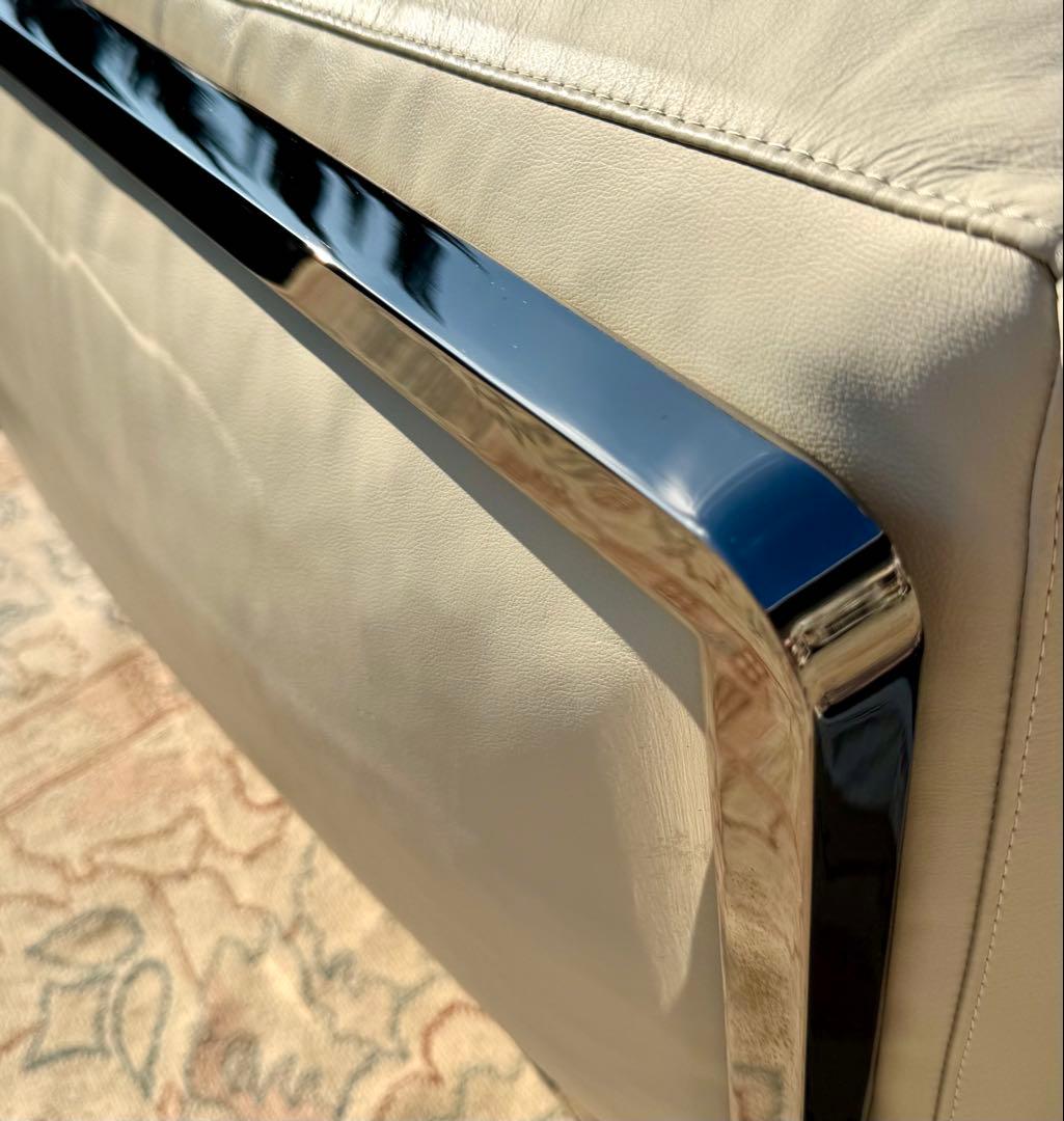 美品 IDC大塚家具 本革 erba 80万円 2人掛ソファ 奥山清行