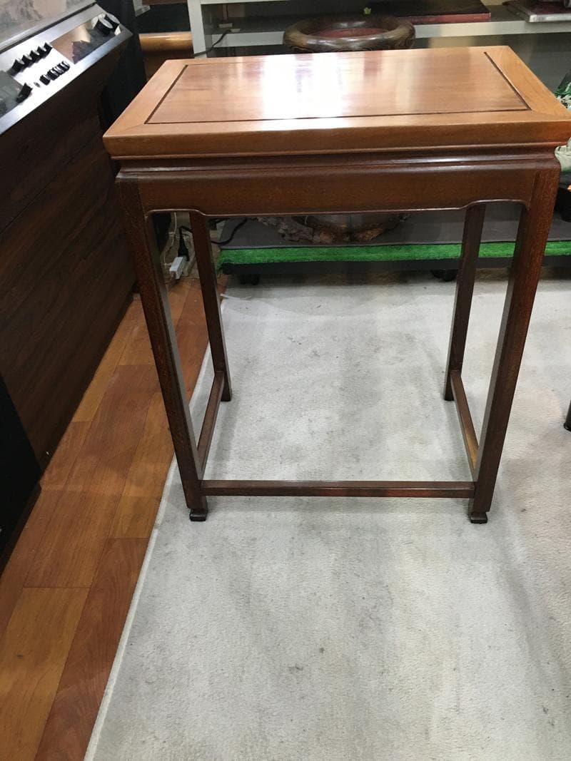 総花梨無垢！内BOX付き ネストテーブル 大