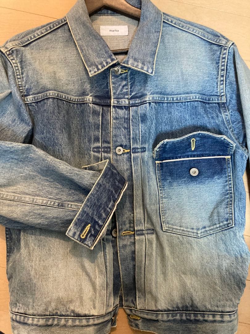 marka 13.5ozセルビッチデニム / NEW タイプ1 ジャケット