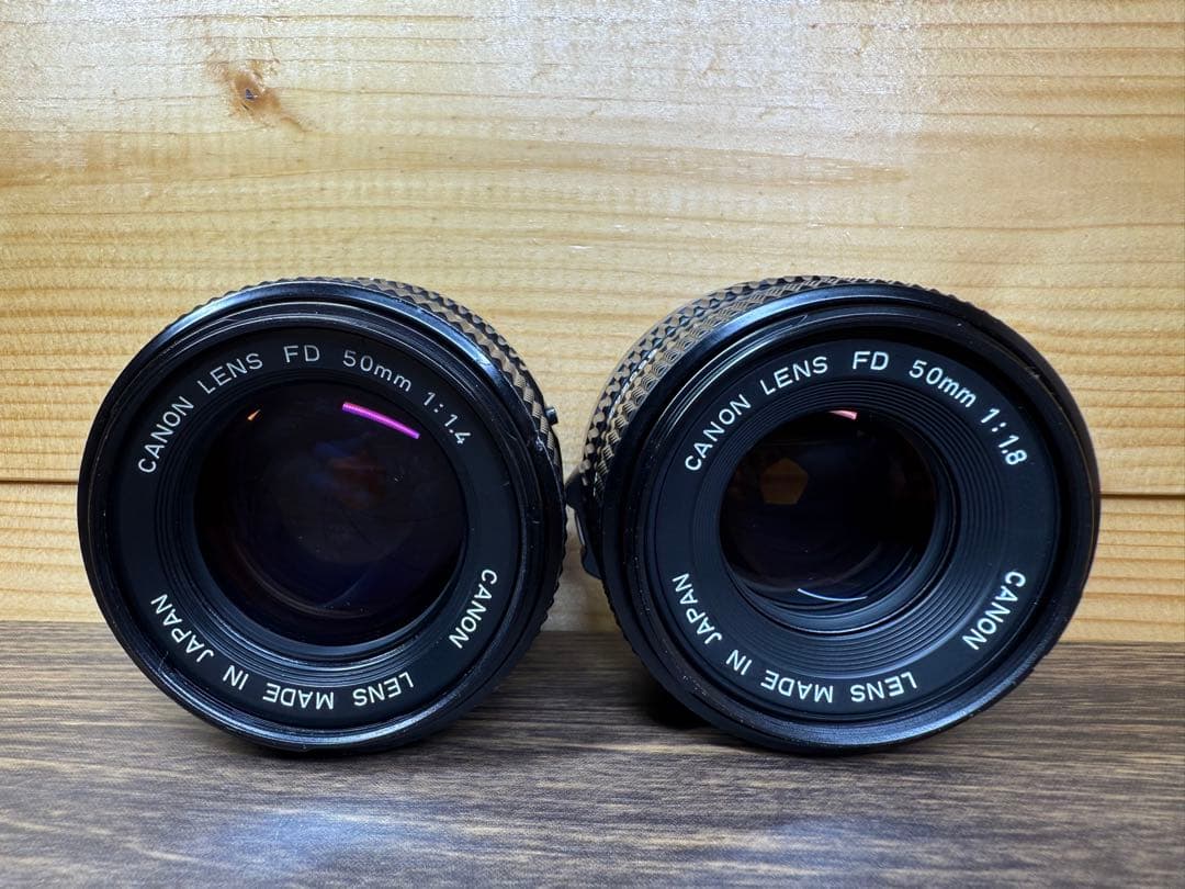 フィルムカメラ Canon AE-1 Program NEW FD 50mm f1.4 f1.8