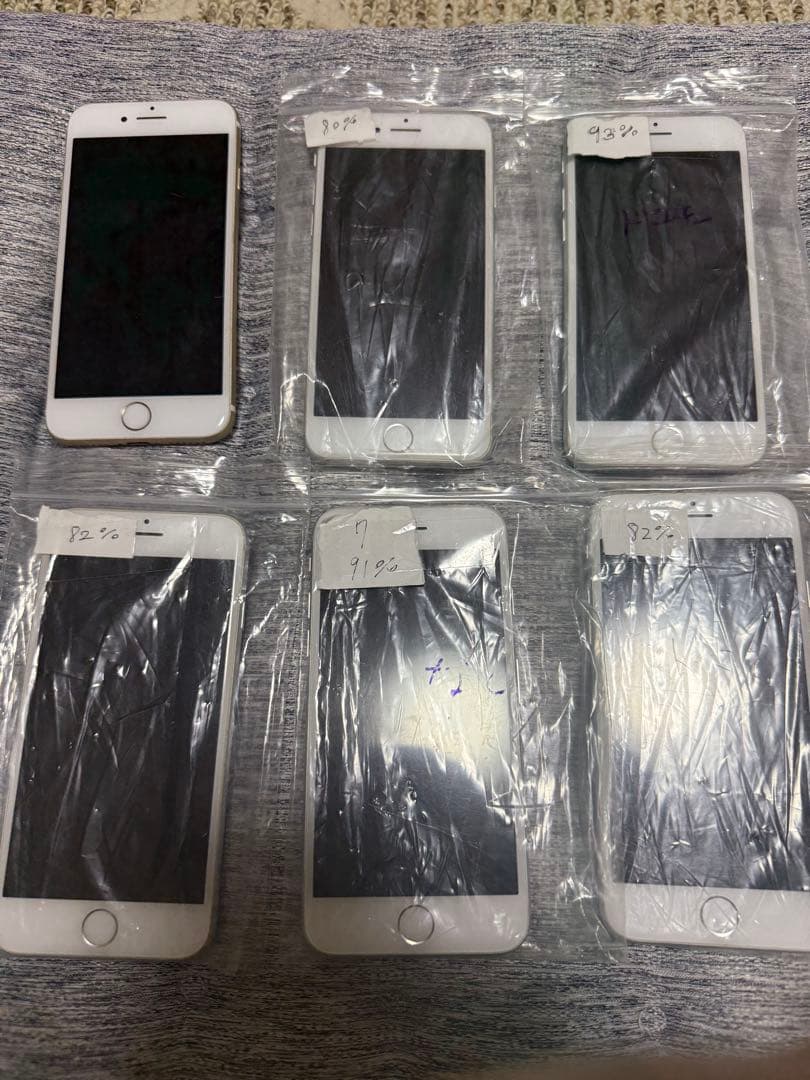 iPhone8、iPhone7 64GB計6台