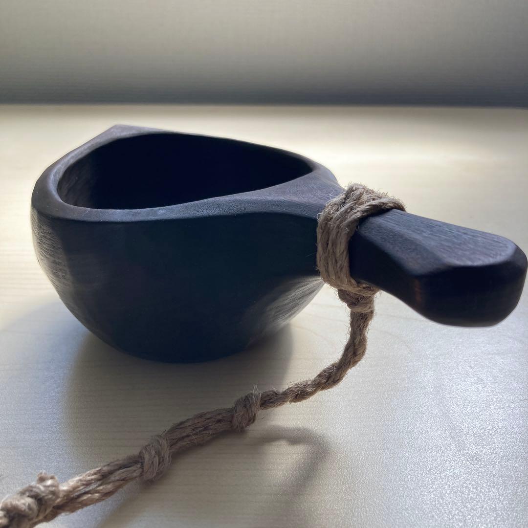 【新品】ソウルオブシベリア #1 ブラックペンダント　No.1840 ククサ