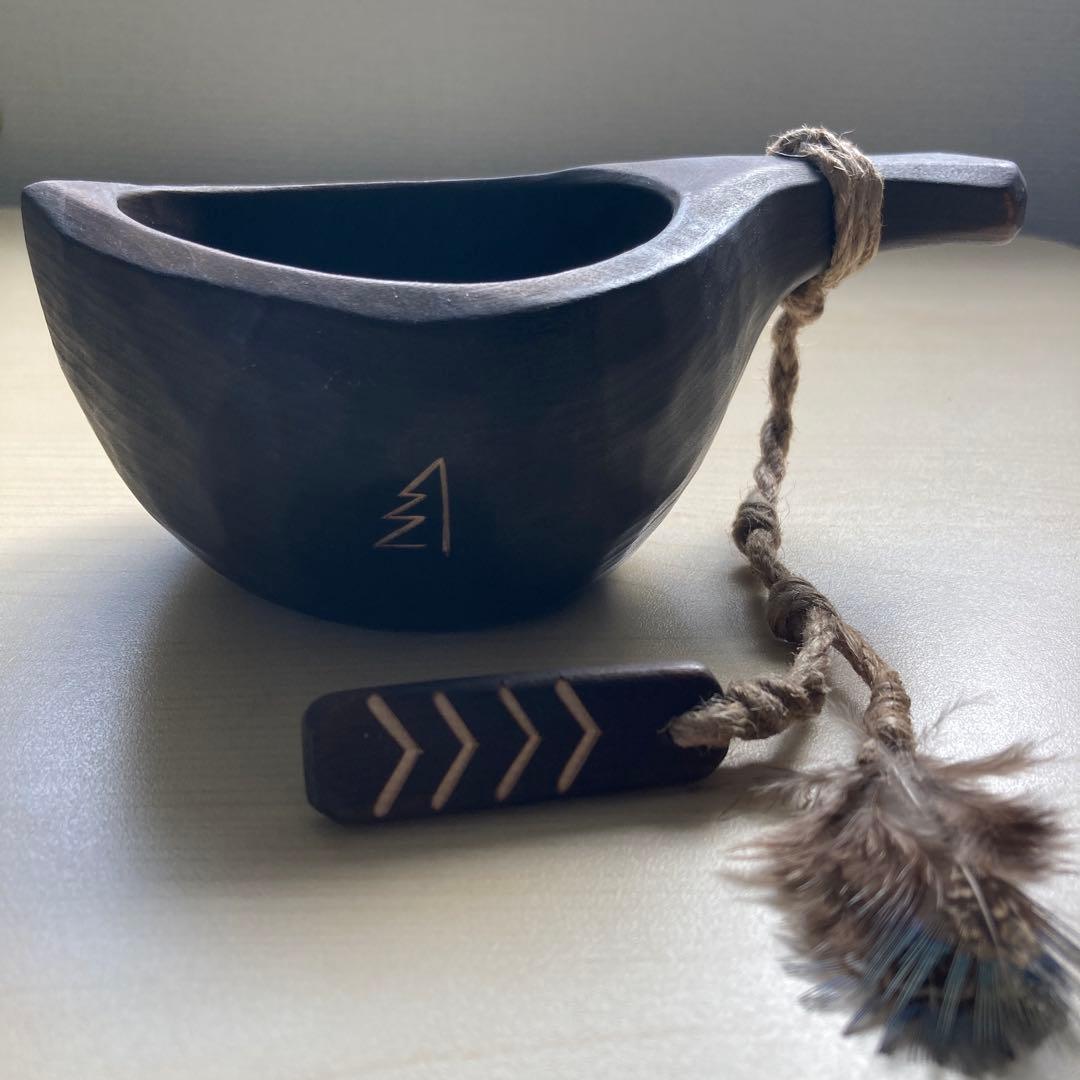 【新品】ソウルオブシベリア #1 ブラックペンダント　No.1840 ククサ