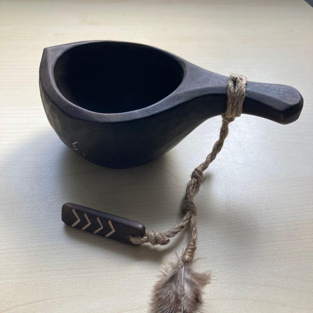 【新品】ソウルオブシベリア #1 ブラックペンダント　No.1840 ククサ