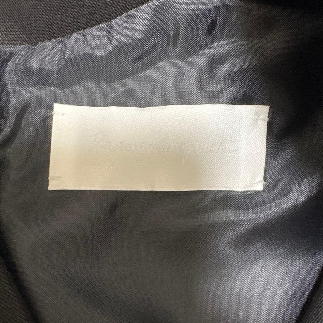 マメクロゴウチ　Cording Emb Detail Cotton Vest