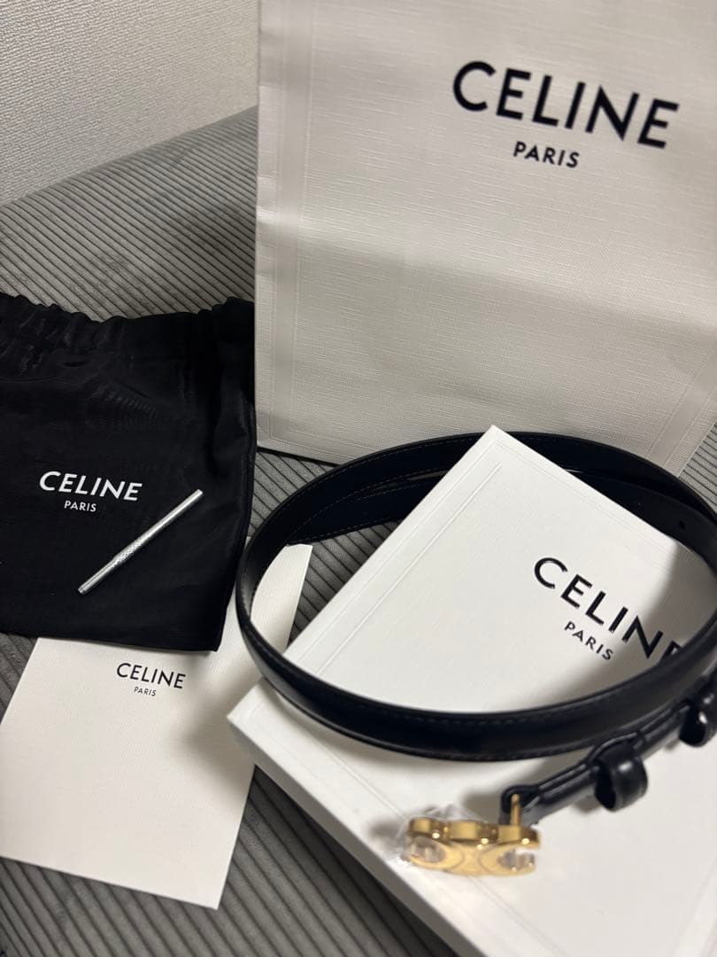【美品】75 CELINE スモールトリオンフベルト