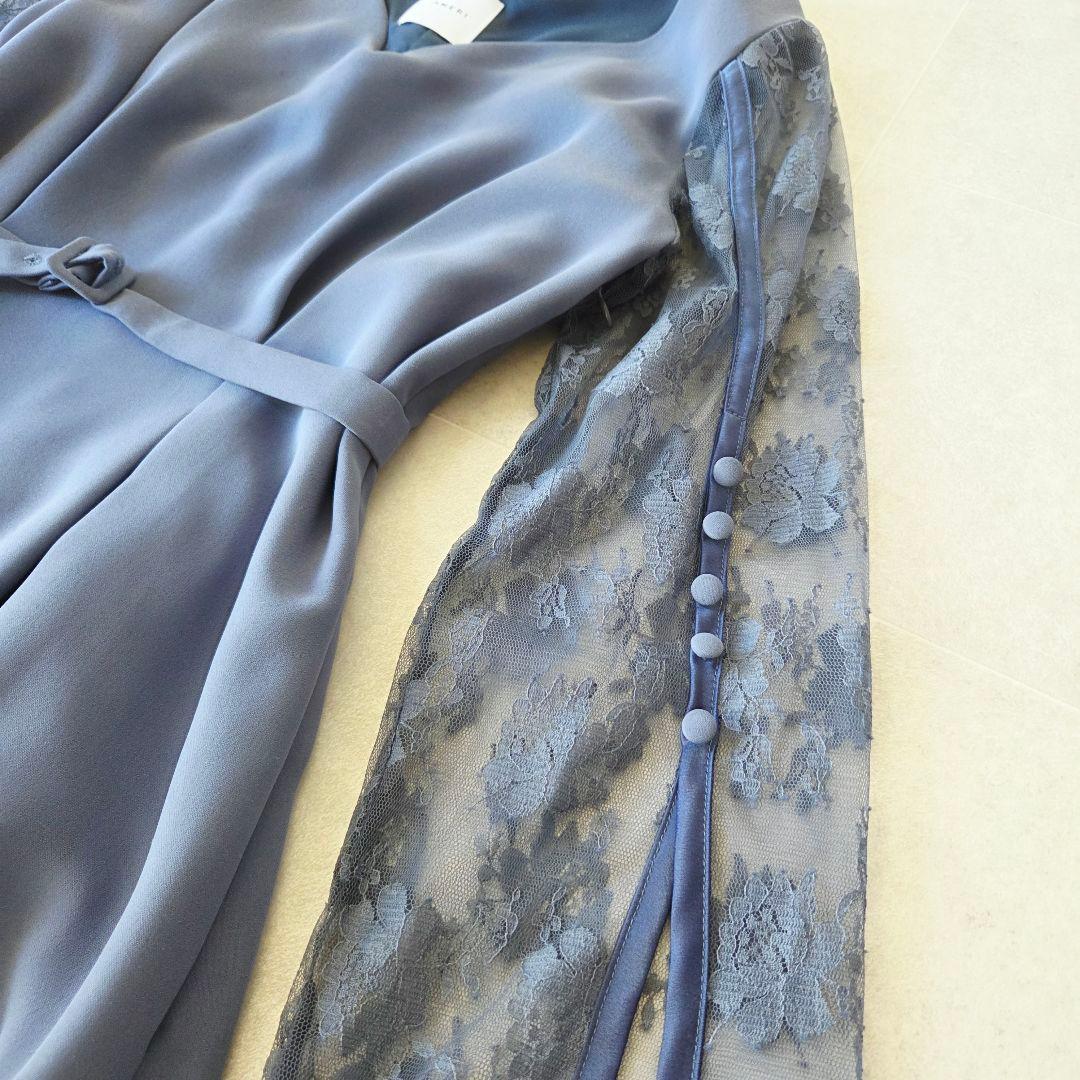 スーツ・フォーマル・ドレス Ameri VINTAGE LACE SLEEVE REFINED DRESS