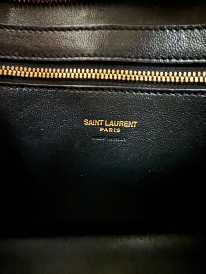 SAINT LAURENT ベイビーカバス 2WAYハンドバッグ レザー