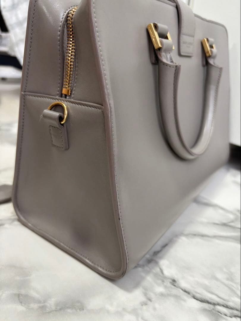 SAINT LAURENT ベイビーカバス 2WAYハンドバッグ レザー