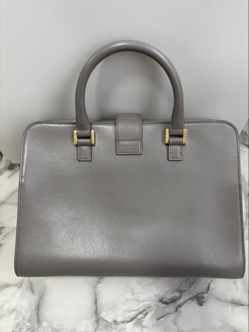 SAINT LAURENT ベイビーカバス 2WAYハンドバッグ レザー