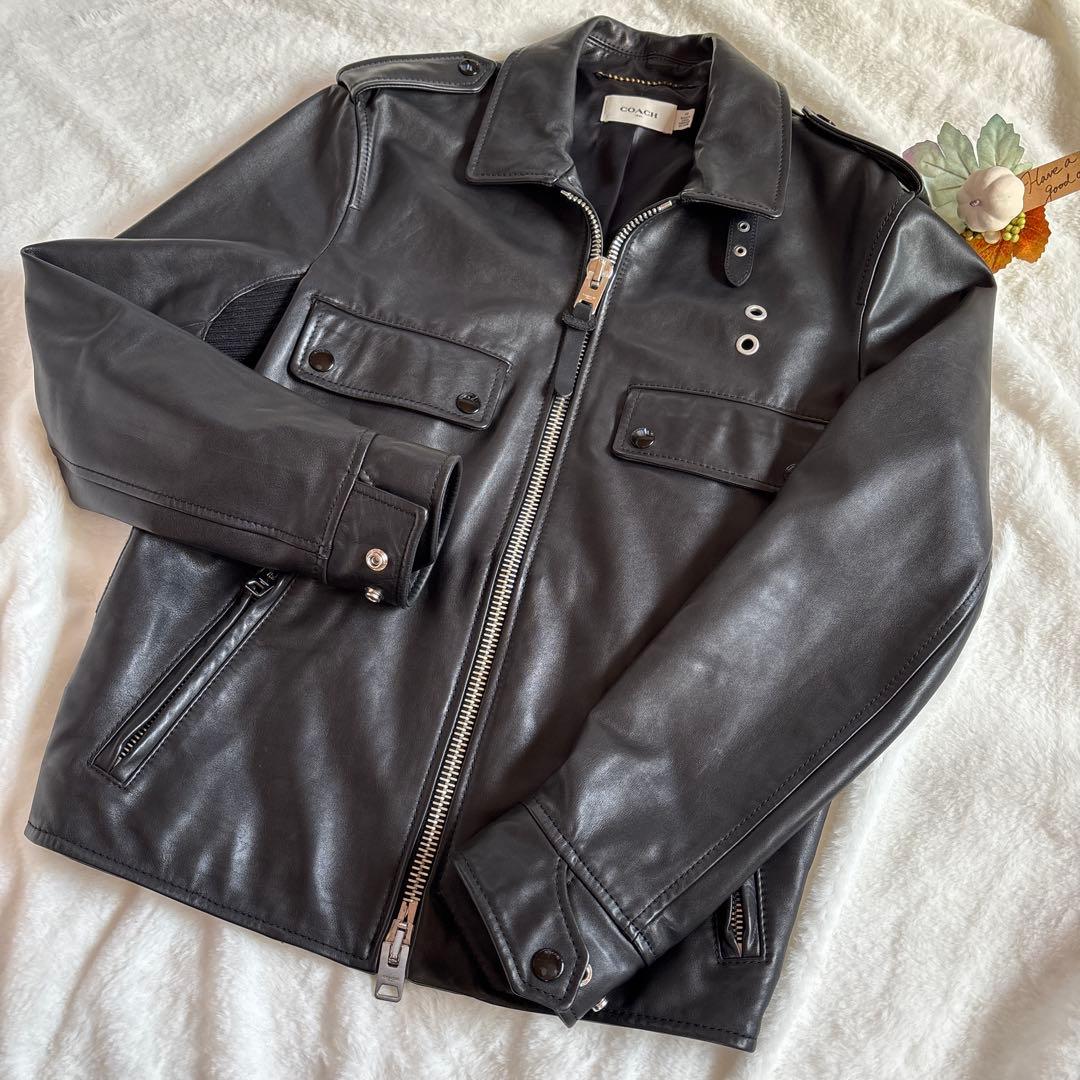 希少 コーチ1941 レザー ライダース ジャケット ランウェイコレクション