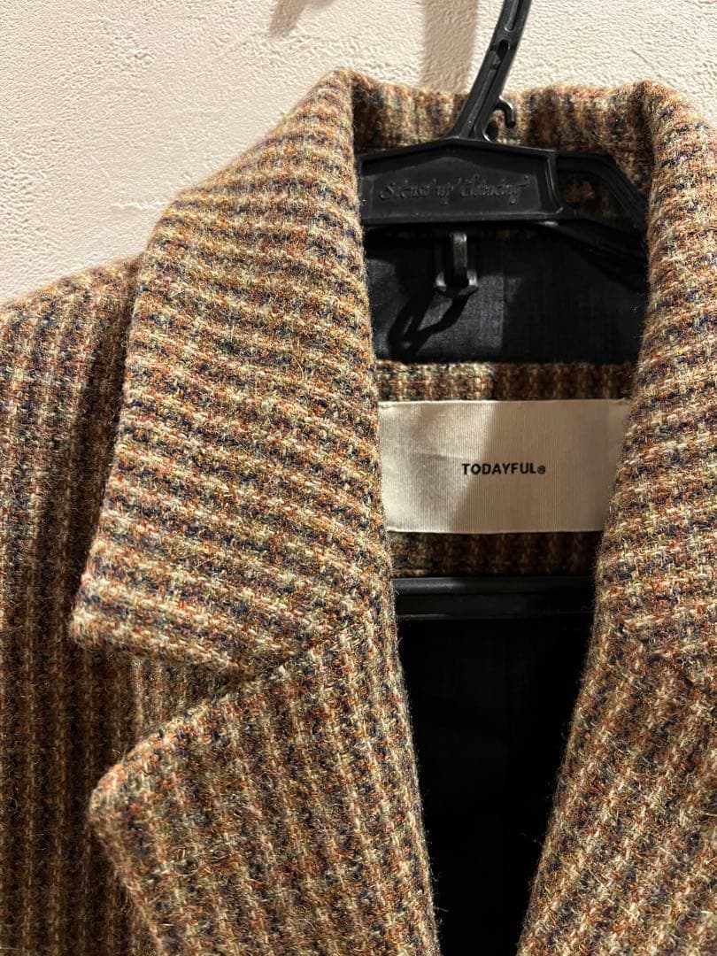 ジャケット・アウター todayful Wool100% check jacket 36