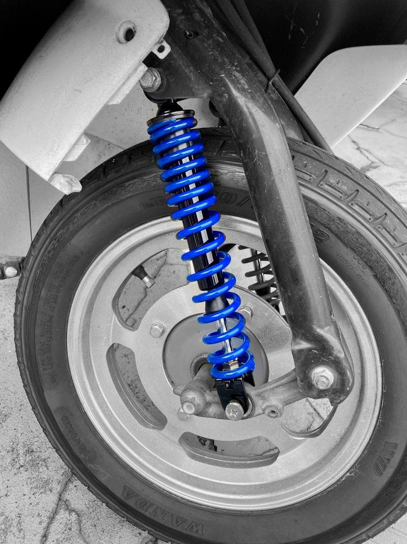 ホンダ ジャイロキャノピー全車適合 フロントサスペンション (青黒) 二本セット