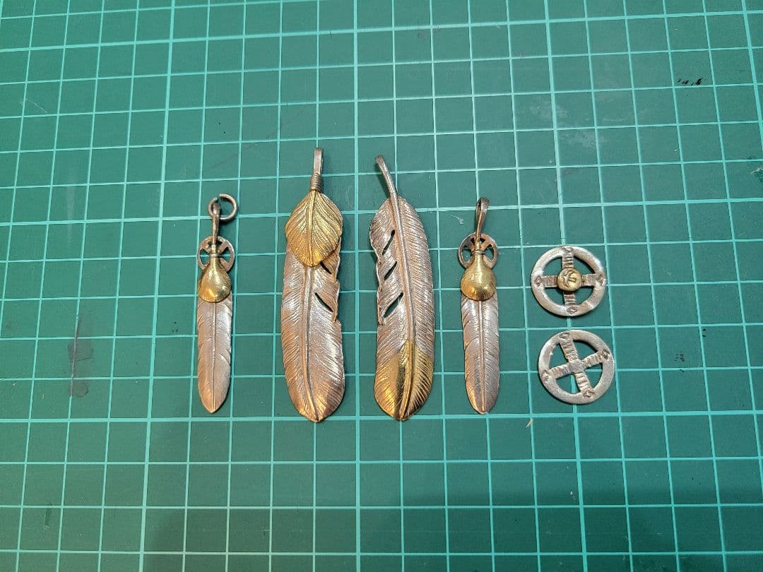 シルバー　フェザー　ホイール 6個セット　ゴローズ？