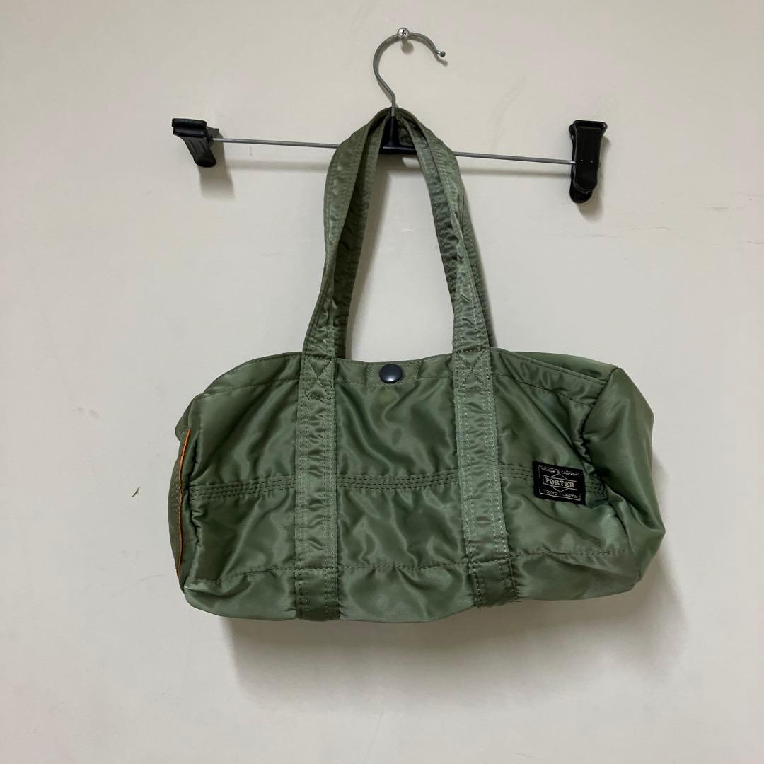 ポーター　タンカー ミニドラムバッグ　セージグリーン