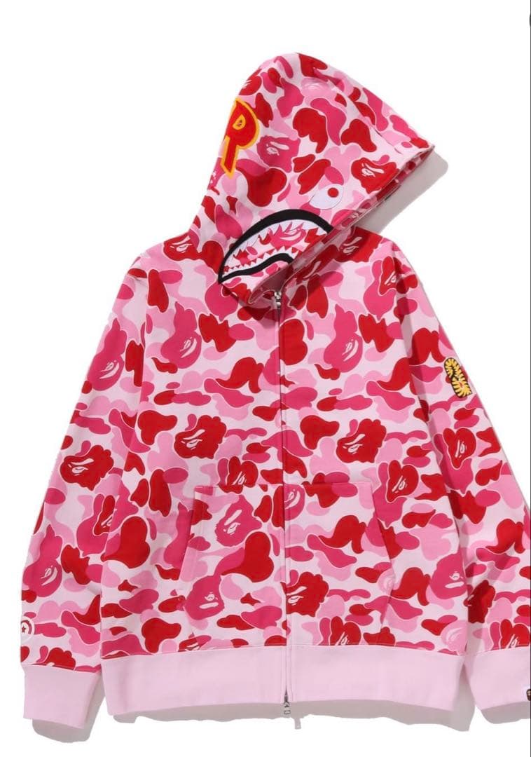 のあ子！A BATHING APE シャークパーカー