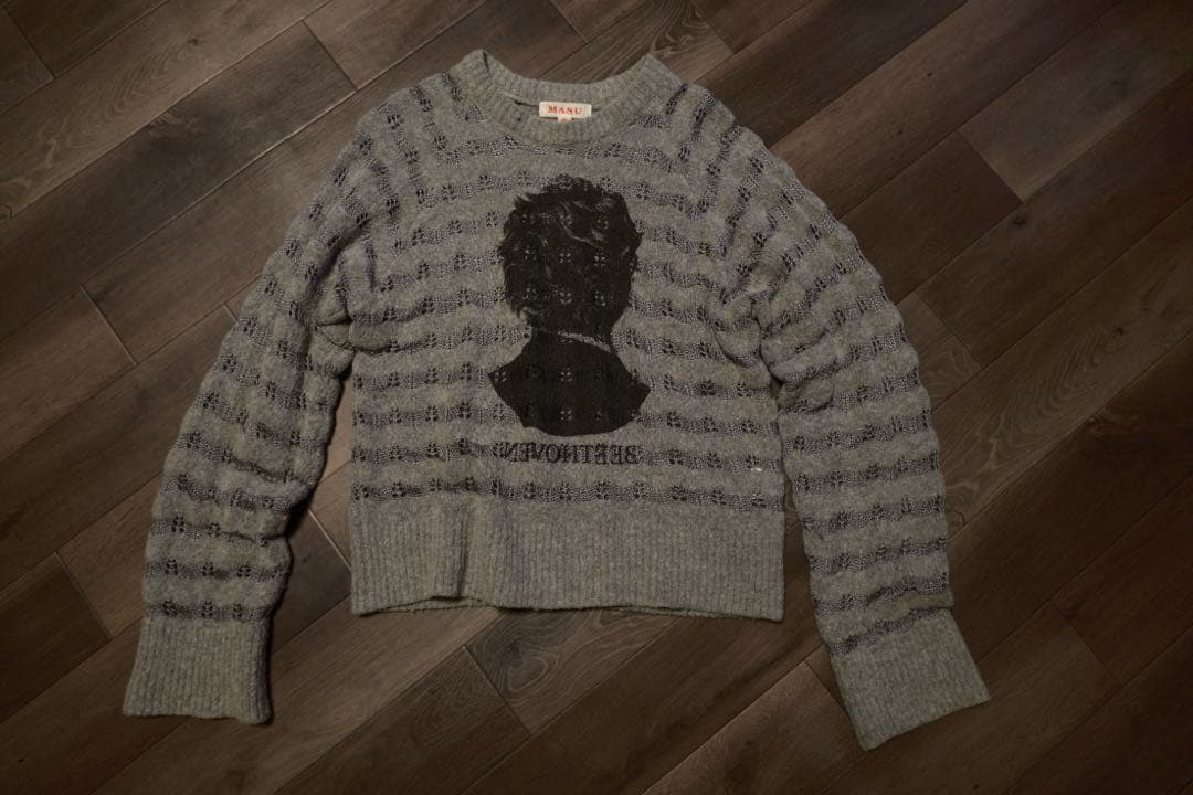 トップス masu 22aw REVERSE BEETHOVEN SWEATER 46