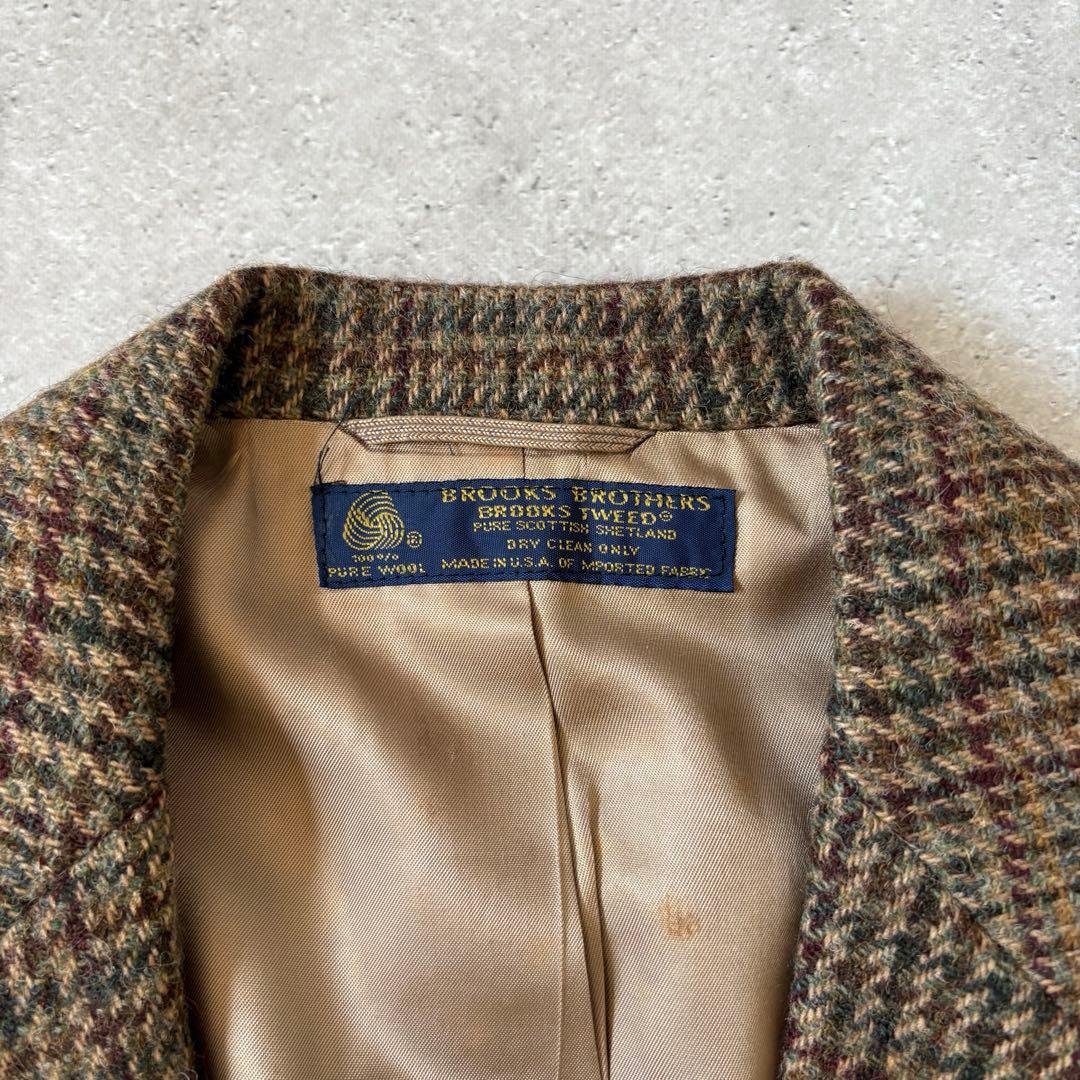 Brooks Brothers グレンチェック柄 テーラードジャケット アメトラ