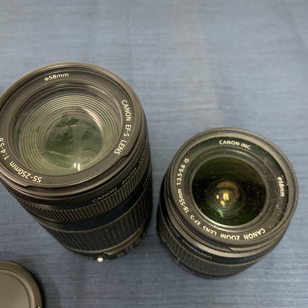 Canon kissX2 デジタル一眼レフカメラ レンズキット 標準 望遠