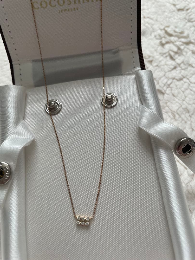 【極美品】COCOSHNIK ココシュニック K10ダイヤ　ネックレス