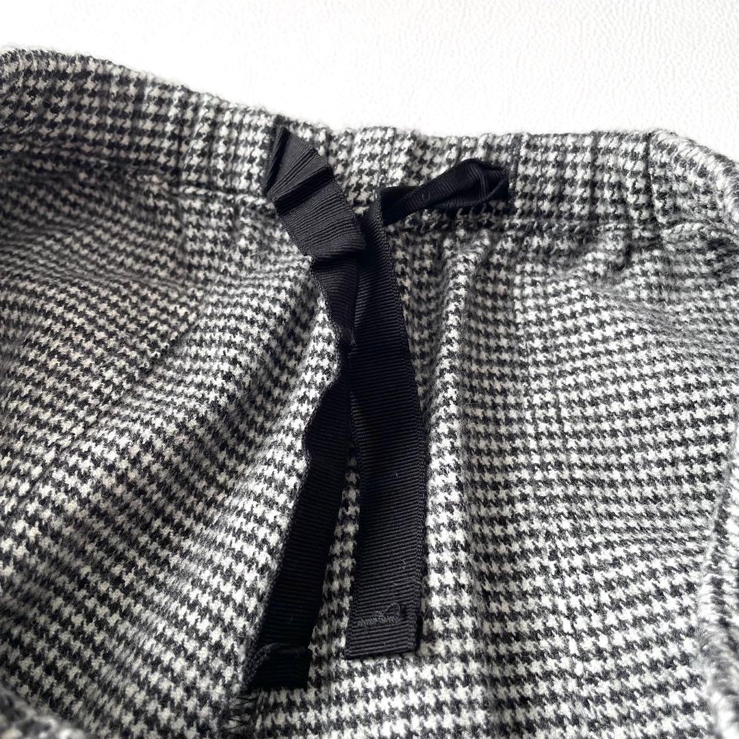 DANTON ダントン ウールフランネル テーパード イージーパンツ