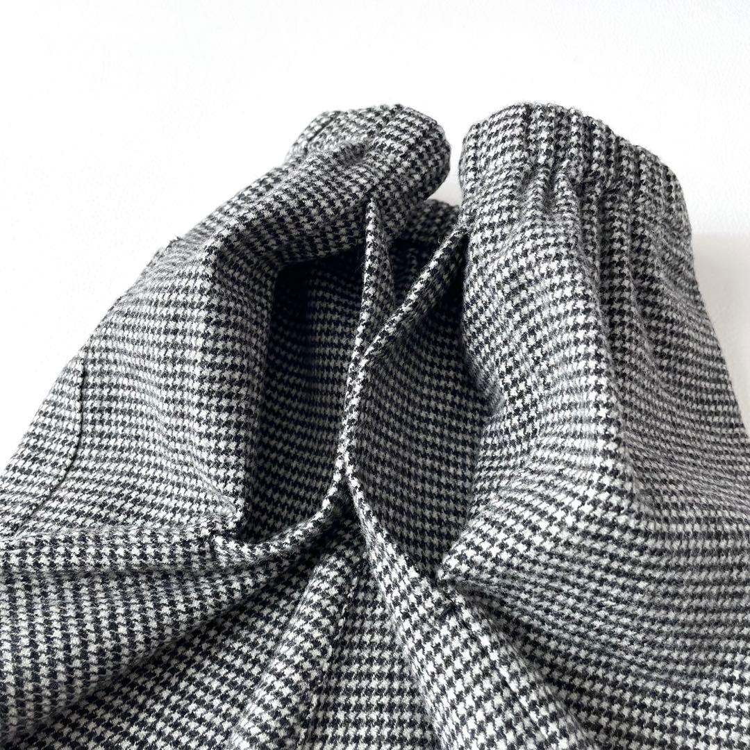 DANTON ダントン ウールフランネル テーパード イージーパンツ