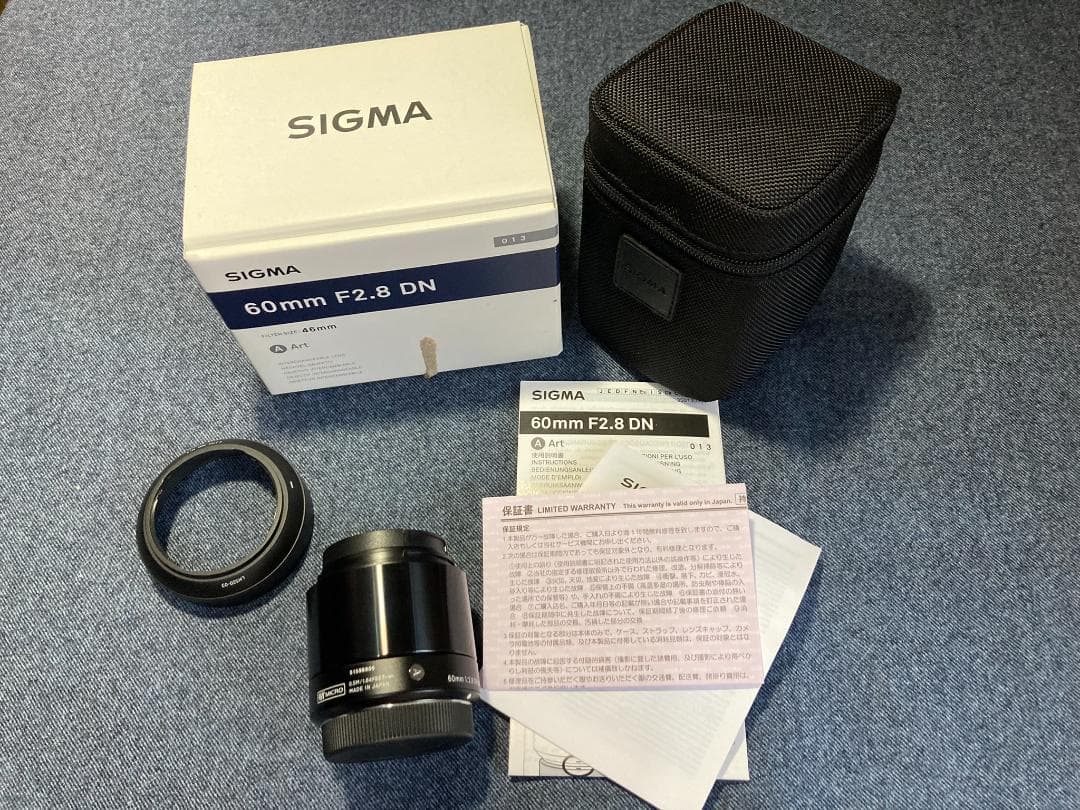シグマ M4/3◆SIGMA Art 60mm F2.8 DN ブラック◆美品