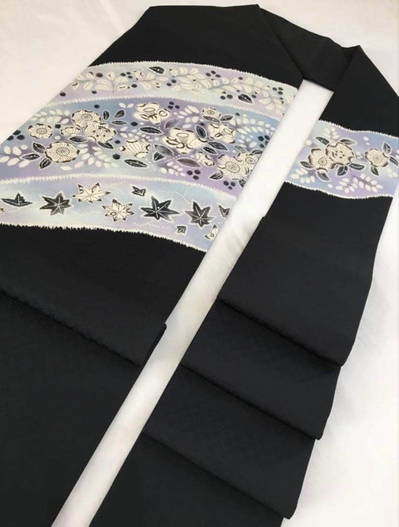 新春破格❗️逸品❗️暈し染め【名古屋帯】　辻ヶ花　地紋　正絹