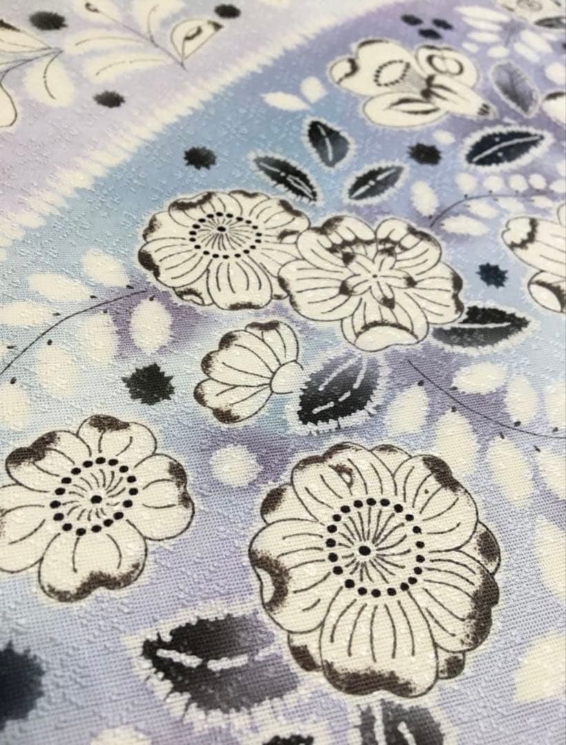 新春破格❗️逸品❗️暈し染め【名古屋帯】　辻ヶ花　地紋　正絹